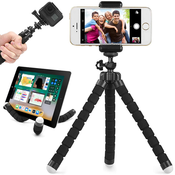 Mini gibljiv tripod stativ za laserske nivelirje 18cm 1/4