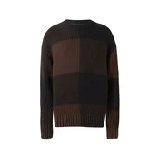 TOMMY HILFIGER Pulover rjava/temno rjava/pikčasto rjava