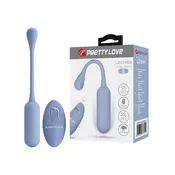 Vibro jaje Pretty love Lechies, 7.2 cm, 12 modova, Plavo