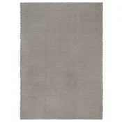 Vidaxl Preproga pravokotna siva 160x230 cm bombaž