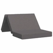 vidaXL Zložljiv kavč postelja 100 x 67 x 45 cm Svetlo siva