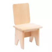 Personalized Wooden Kids’ Chair – Unique Design & Premium Quality! – Classic Natural