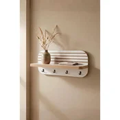 Hanah Home zidna polica Artmtkwll9-White, 40 cm, bela