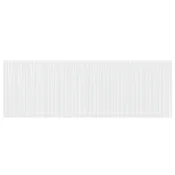 Čipkasta Zavesa z zavesami Bela 240 x 1200 cm Poliester