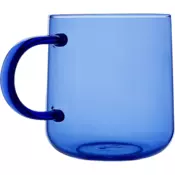 shumee STEKLENA SKODELICA ZA KAVO IN ČAJ 310 ml. 8,7 cm MODRA