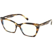 Tom Ford Blue Block Ženski okvir za dioptrijske naocare 0FT5709-B 55A54, Smedi
