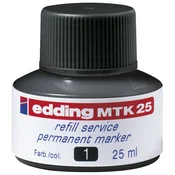 Edding Nadomestno trajno črnilo MTK 25, črno