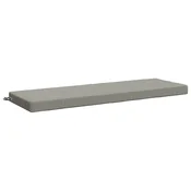 Vidaxl Blazina za klop SOEST 100% poliester Siva 140 x 50 x 8 cm