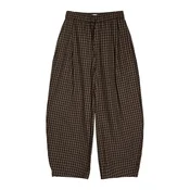 Bershka Hlače brokat/črna