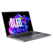 Acer Swift Go 16” 3,2K OLED grau i7-1355U 16GB/512GB SSD Win11 SFG16-71-78CN