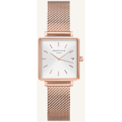 Rosefield The Mini Boxy XS White Sunray Mesh Rose gold QMWMRG-Q040