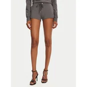 Juicy Couture Športne kratke hlače JCWHS125312 Siva Loose Fit