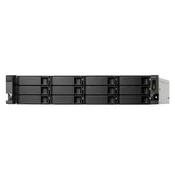 QNAP TL-R1200C-RP storage drive enclosure HDD/SSD enclosure Black, Grey 2.5/3.5 (TL-R1200C-RP)