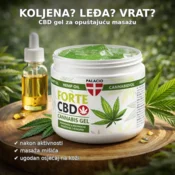Forte CBD masažni gel 600ml.