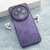 Maska Glitter Feather za Xiaomi Redmi 14C/ A4 (2024) ljubicasta