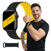 Pašček za Apple Watch 38 mm 40 mm 41 mm S10, magnetni, močan