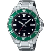 Muški satovi Casio MDV-107D-3AVEF Crna Srebrna