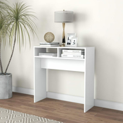 Konzolni stol bijeli 78 x 30 x 80 cm od konstruiranog drva