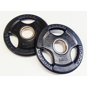 Gumiran disk za uteži, 51 mm - 2x2,5 kg S-SPORT