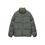 Pull&Bear Zimska jakna oliva/petrol/temno roza