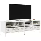 TV ormaric bijeli 135x39x43,5 cm hladno valjani celik