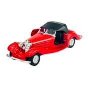 shumee WELLY STARODOBNI VOZILO MERCEDES-BENZ 500K IZ LETNIKA 1936, RDEČO S STREHO 1:34 98879