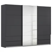 Premium Living Omara Z Drsnimi Vrati Elara, Temno Siva