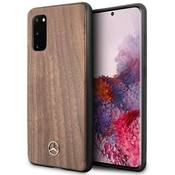 Mercedes S20 G980 hard case brown Wood Line Walnut MEHCS62VWOLB