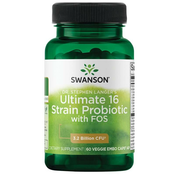 Swanson Ultimate 16 Strain Probiotika + FOS, 60 kapsula
