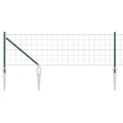 Vidaxl Varjena žična ograja s konicami 50 x 0,4 m (Š x V)