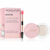 Makeup Revolution Rehab Brow Care Mask negovalna maska za obrvi 12 g za ženske