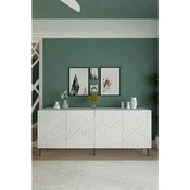 Hanah Home komoda Ferrro 180, 180 cm, bela