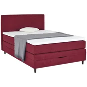 Boxspring Krevet Kleopatra 140/200 cm , crvena