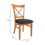 Homestar Stol MIX & MATCH črn