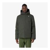 K-way za moške. K8133DW Jakna Jacko Twill Marmotta green (M), Priložnostno, Zelena, Poliester