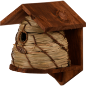 Drvena/od trske kucica za ptice Hive – Esschert Design