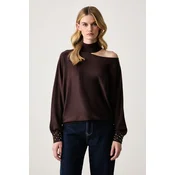 Marciano by Guess pulover ženski z dodatkom volne ROMINA
