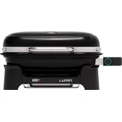 Električni namizni žar Weber Lumin Compact črn 2200 W 43 x 28 cm