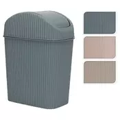 eoshop Preklopni koš za smeti 2,5 l, pravokoten, plastičen, mešane barve