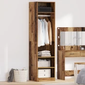 vidaXL Garderobna omara Star les 50 x 50 x 200 cm Konstruiran les