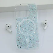 Maska Shine Shimmer Mag Case za iPhone 13 Pro plava