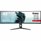 113cm/45“ (5120x1440) Iiyama G-MASTER GCB4580DQSN-B1 32:9 DQHD Curved 165Hz 0.8ms HDMI DP USB-C RJ45 KVM LS Black