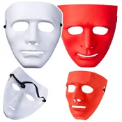 slomart Maska Anonim (LEAN TOYS) za pustne, karneval, črna/rdeča