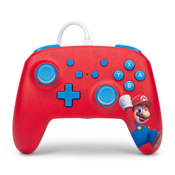 Kontroler PowerA - Enhanced, žicni, za Nintendo Switch, Woo-hoo! Mario