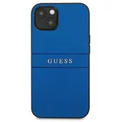 Guess zaščitni ovitek Saffiano Strap Blue , Iphone 13 Pro Max