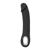 Silikonski vibrator sa grejanjem – Prometheus Black