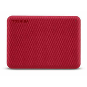 TOSHIBA hard disk Canvio Advance HDTCA20ER3AAH eksterni, 2TB, 2.5 , USB 3.2, crvena
