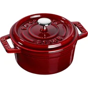 Staub Mini okrogel litoželezni lonec 250 ml, grenadin 405098050