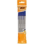 Set kemijskih olovaka BIC Cristal - 1.0 mm, plave, 4 komada