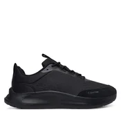 Calvin Klein Superge Light Eva Runn Laceup Aop HM0HM02343 Črna